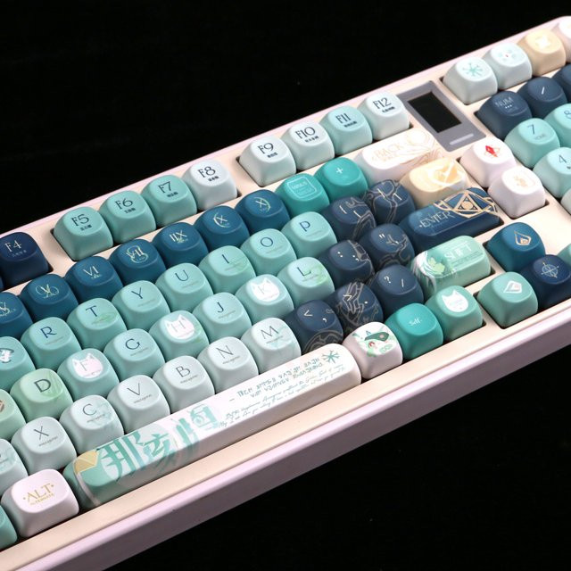 Anaksagoras Honkai Star Rail PBT Dye-Sub Tastenkappen Set mit 120 Tasten in Multicolour für ANSI 61 68 87 104 108 Tastaturen - Bild 1