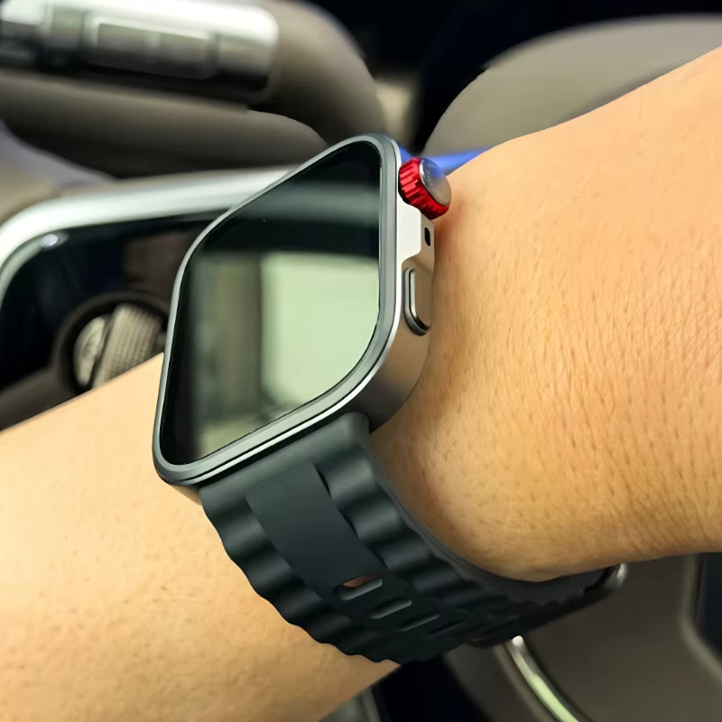 Uhrenarmband Silikon, Schwarz, für Huawei Watch Fit 5/4Pro/3 - Bild 3