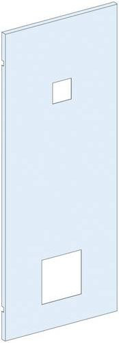 Schneider Electric PrismaSeT-P Tür mit Ausschnitt für Blindleistungskompensation, weiß und transparent, Breite: 65 cm, IP30 - Bild 1