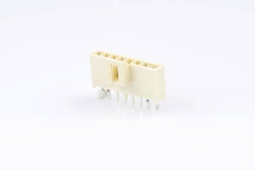 Molex Einbau-Buchsenleiste Standard in Beige mit Goldkontakten - Bild 1