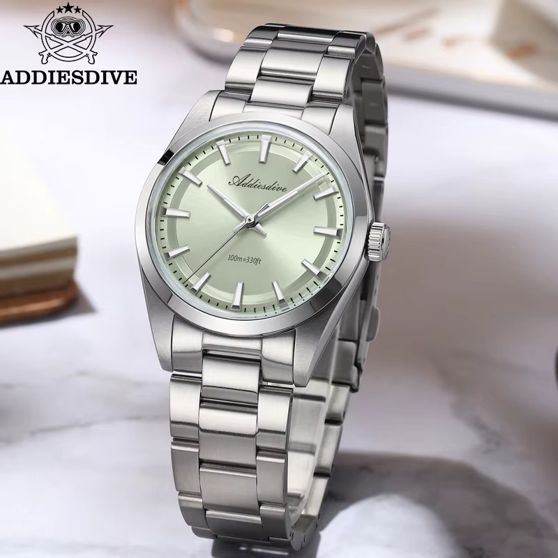 ADDIESDIVE Armbanduhr, Quarz, Edelstahl, 36 mm, Herren - Bild 4