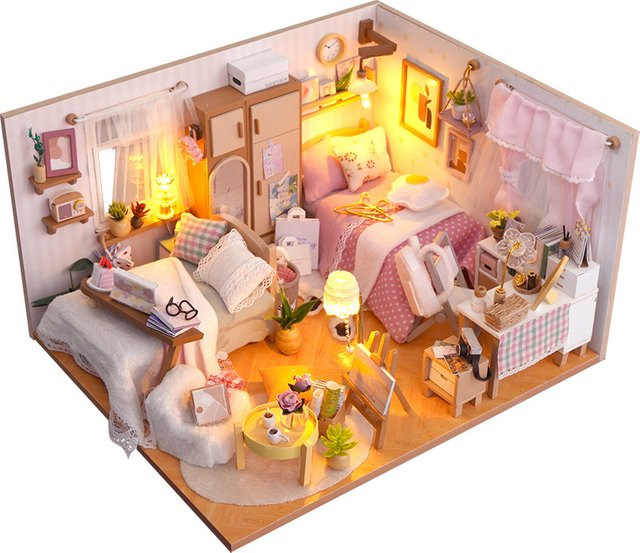 StartCabin DIY Puppenhaus-Set, Holz, Bausatz - Bild 1