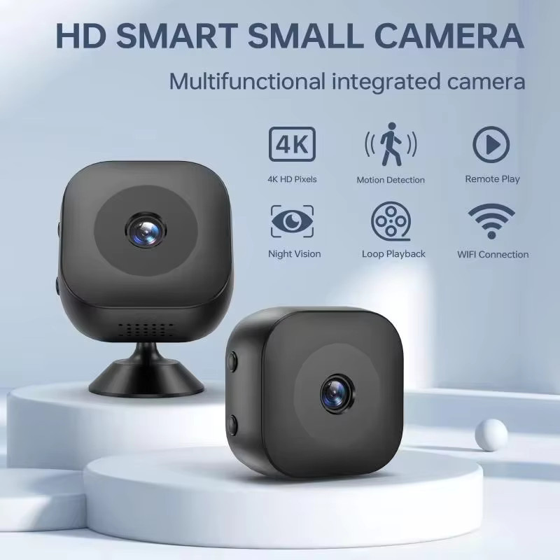 Lenovo 8K Mini WLAN-Überwachungskamera in Schwarz mit hochauflösender Vollfarb-Nachtsicht, Wasserdichtigkeit und Bewegungserkennung für deine Heimüberwachung - Bild 5