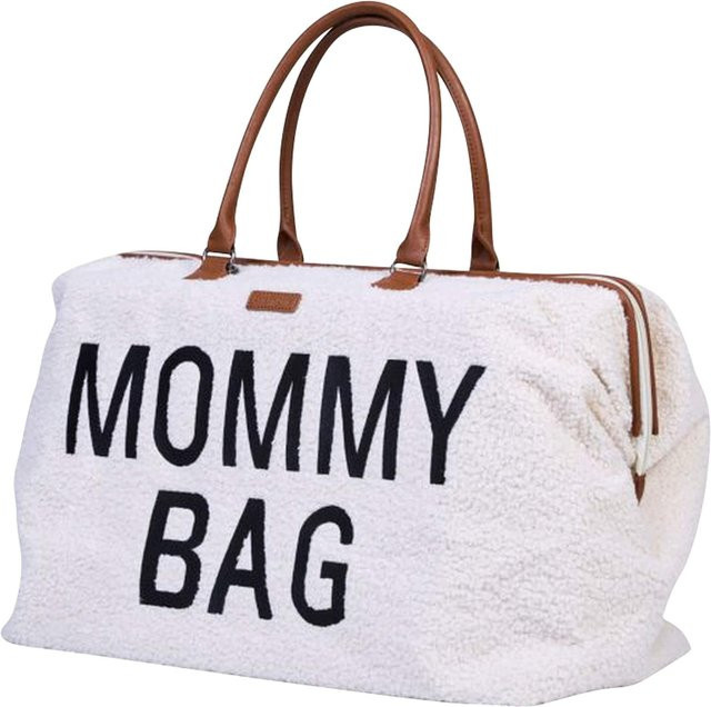 Childhome Wickeltasche Mommy Bag in Weiß mit Trageriemen - Bild 1