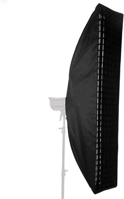 APWIKOGER Softbox-Wabengitter in Schwarz für Studio-Stroboskop-Fotografie, B: 35 cm, H: 160 cm - Bild 1