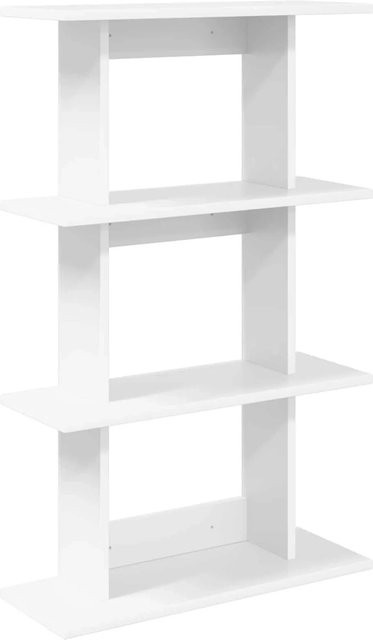 vidaXL Wandregal Weiß aus MDF, Modernes Wandregal für das Wohnzimmer, B/T/H: 56 x 20 x 90 cm - Bild 1