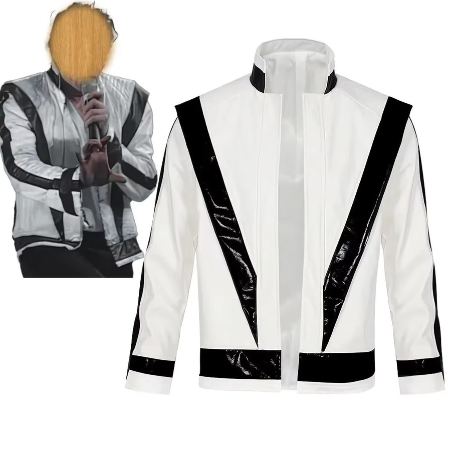 HHYRCOS Michael Jackson Thriller-Jacke, weiß - Bild 2