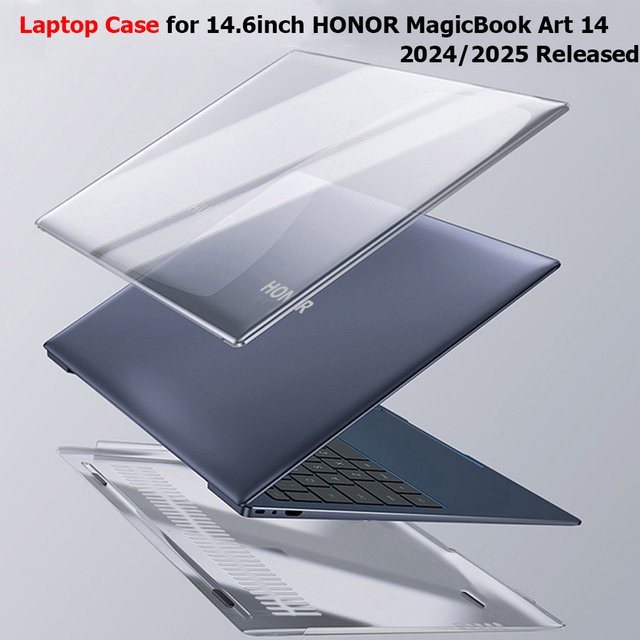 Schützende Hartschalen-Laptop-Hülle für HONOR MagicBook Art 14 (2024/2025), 14,6 Zoll, PC-Abdeckung in Schwarz - Bild 1