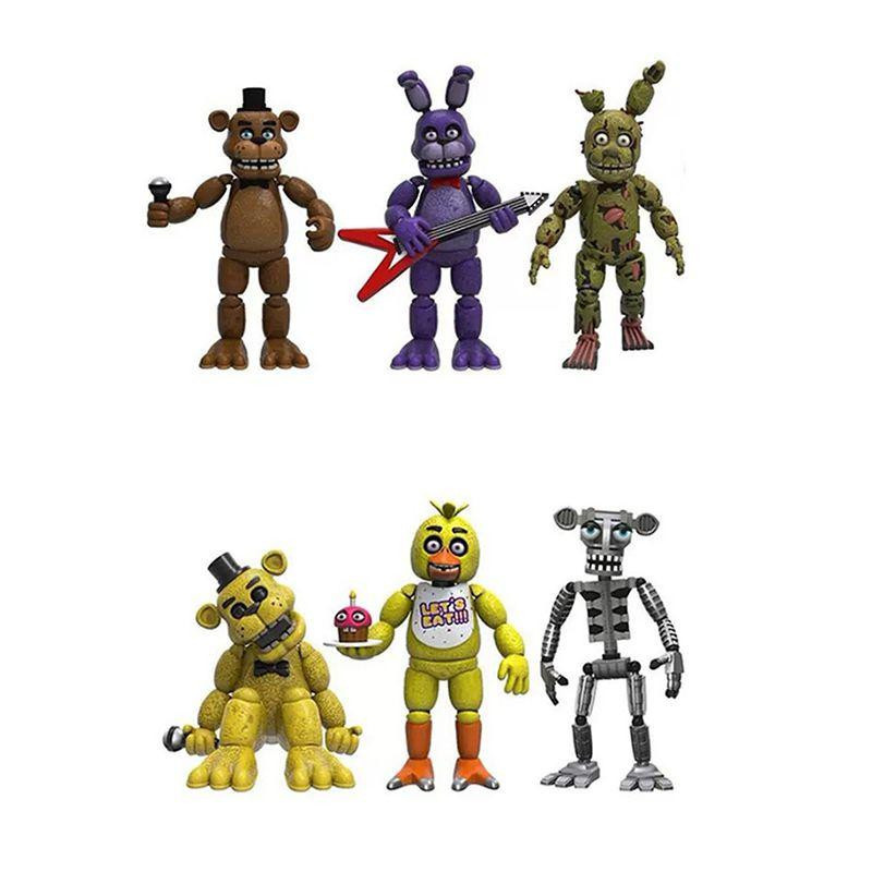 FernGlade Five Nights At Freddy's Pizza Simulator Actionfiguren 4-teiliges Set - Bild 6