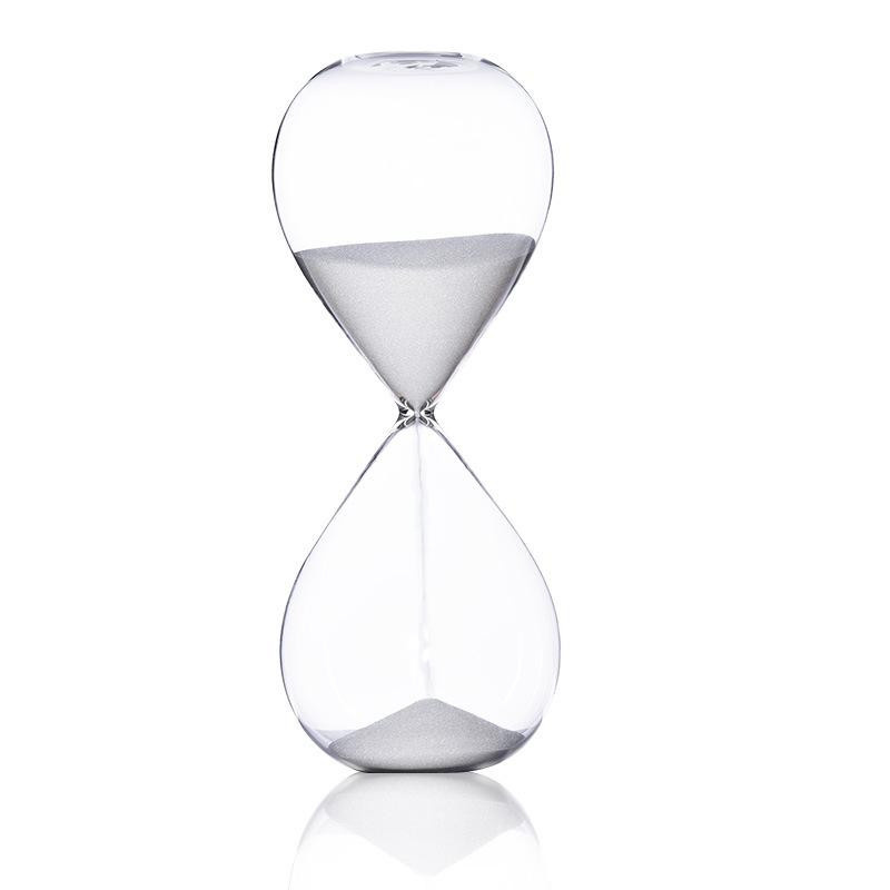 Sanduhr Timer Yiran Furniture Gelb Glas Sanduhr Deko Ornamente Höhe: 16,5 cm, Breite: 6,5 cm - Bild 1