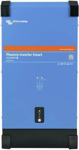 Victron Energy Phoenix Smart Wechselrichter 3000 VA, 48 V/DC - 230 V/AC, Blue, mit Bluetooth - Bild 1