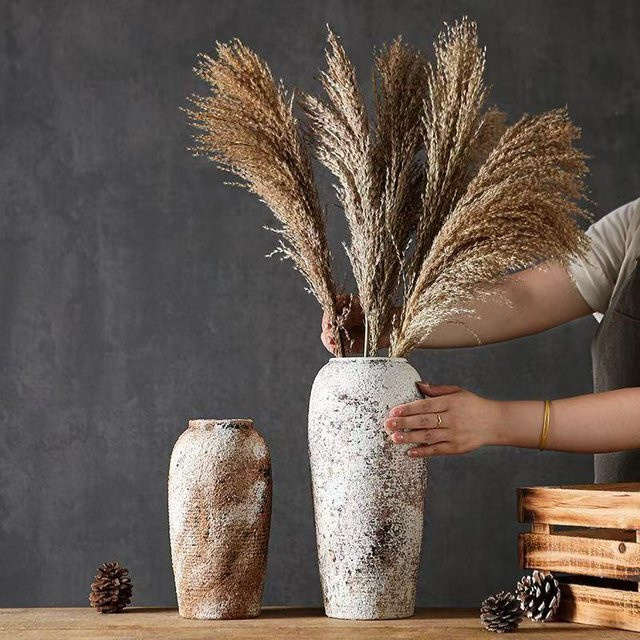 Handgefertigte orientalische Keramikvase von YIMIONE'S für Tischdekoration und Blumen - Bild 1