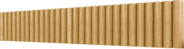 Outsunny Gartenzaun aus Holz in Braun, Zaunelement als Hundezaun und Landschaftszaun für Garten und Blumenbeete, Höhe: 176 cm, Breite: 30 cm - Bild 1