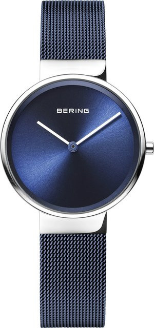 Bering Damenuhr, Quarz, Edelstahl, Blau, 31 mm, 5 ATM - Bild 1