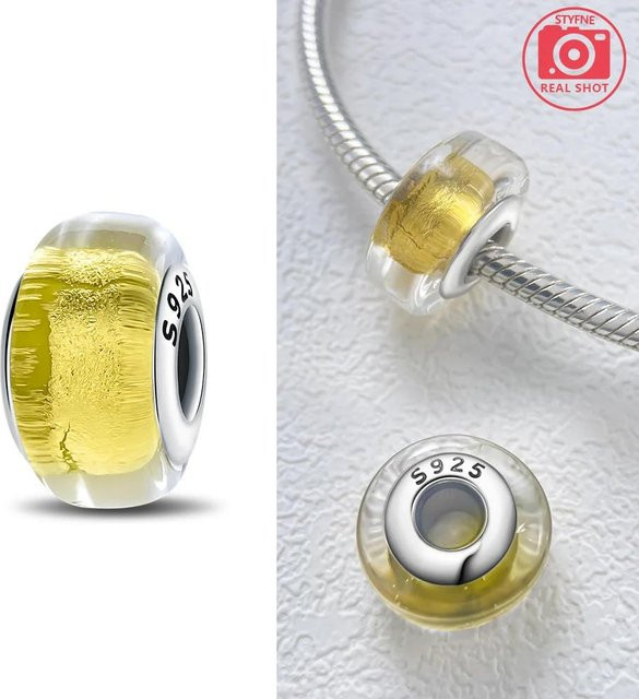 YIRAN Jewelry Kupferarmband, Damen, Murano Glas, Perle, Silber - Bild 1