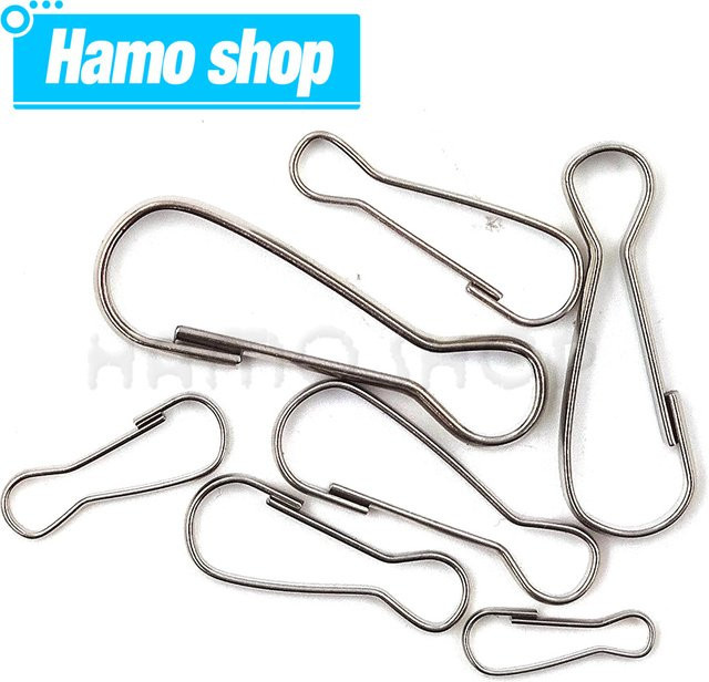 50 Stück Metallverschlüsse von Hamoshop in Silber als Schnappverschlüsse und Federverschlüsse für Taschen, Schlüsselbänder und Paracord - Bild 1