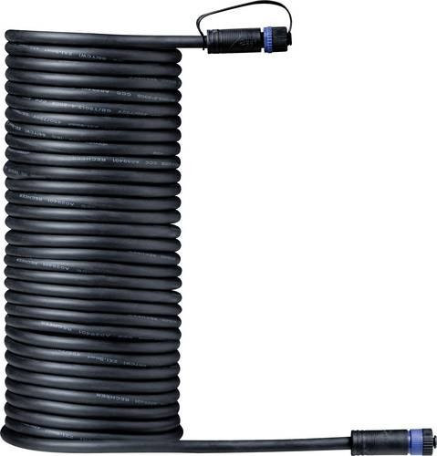 Paulmann Plug & Shine Verbindungskabel 1-in/2-out Schwarz 10 m IP68 für Außenbereich und Garten 150W - Bild 1