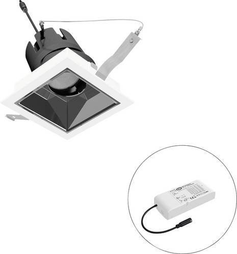 EVN LED-Deckenstrahler F04R11SM0630L55D in Weiß, quadratisch und modern aus Metall - Bild 1