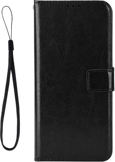 Oukitel C17 2025 Business Heavy Duty Lederhülle mit Ständer und Kartenfächern, Schwarz - Bild 1
