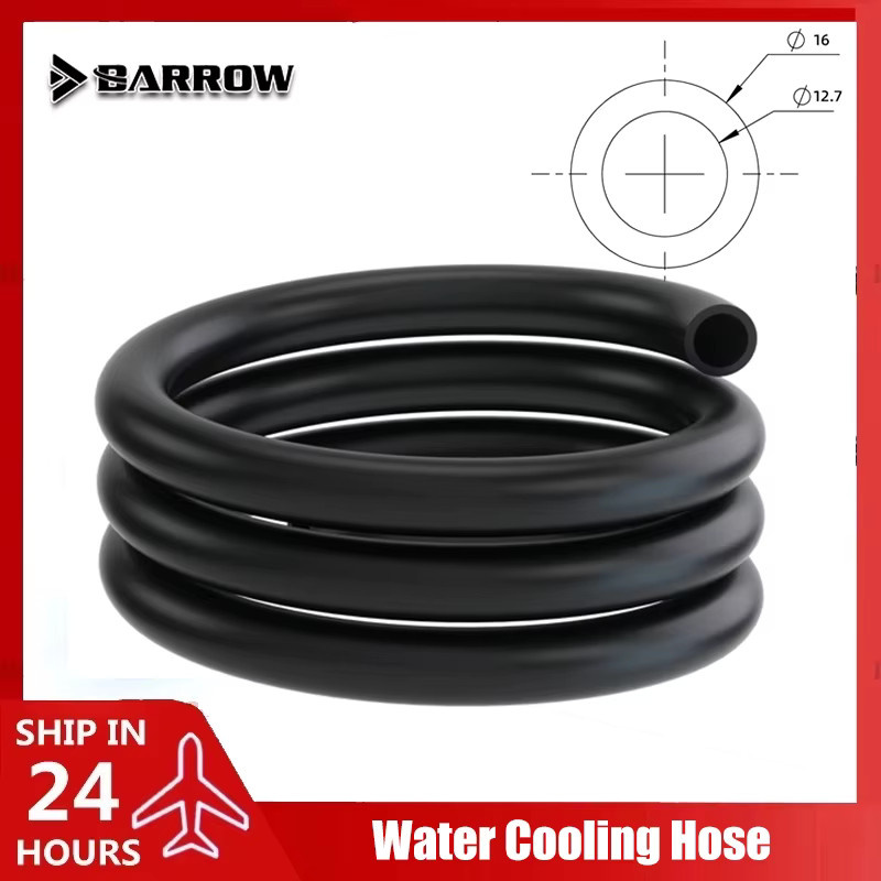 Server Pro Wasserkühler EPDM-Schlauch RGBE-T, Farbe: Schwarz, B/D/H: 9,8 x 15,9 mm - Bild 2