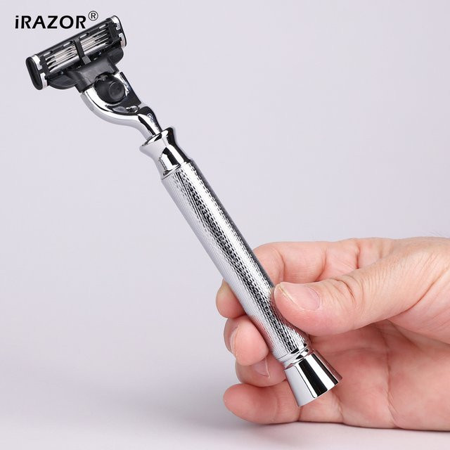 Irazor Classic Herren Handrasierer mit 3-lagigen Triple Blades - Bild 1