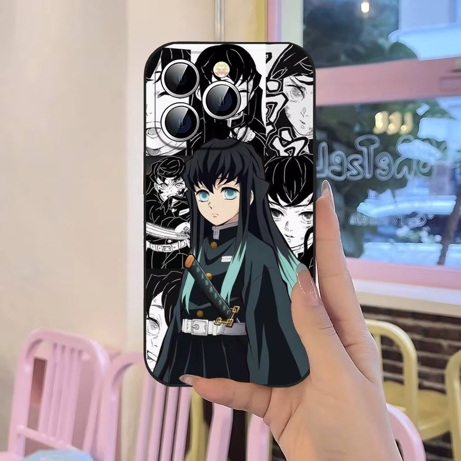 M-Muichiro Tokito Handyhülle für iPhone Modelle, Matte Weiche Silikon-Schutzhülle, Mehrfarbig - Bild 3