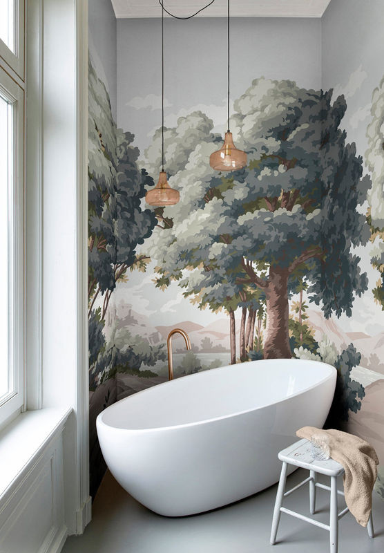 Isidore Leroy Tapete Vallée des Peintres Mural mit Naturmotiv und Landschaft in Mehrfarbig - Bild 2