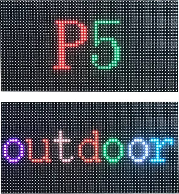 IWP P5 LED Display Panel Modul Outdoor RGB Vollfarbig 3 in 1 SMD B/H: 32 x 16 cm - Bild 1