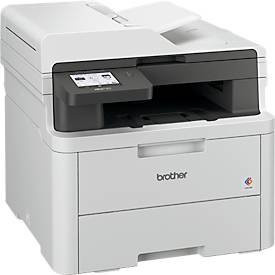 Brother MFC-L3740CDWE Farblaser Multifunktionsdrucker in Weiß und Grau mit Drucken, Scannen, Kopieren und Faxen via USB, LAN und WLAN - Bild 1