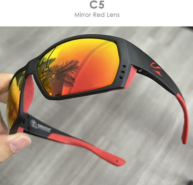 KAENON Sonnenbrille, Square, Vollrand, TR90, Schwarz, Herren, polarisiert - Bild 1