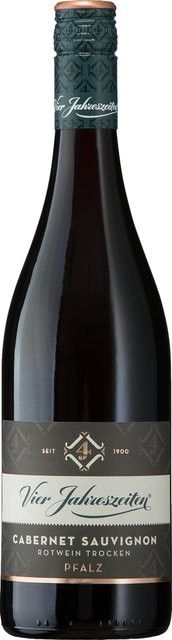 Vier Jahreszeiten Cabernet Sauvignon Rotwein, Pfalz, 2024, trocken, 0,75 l - Bild 1