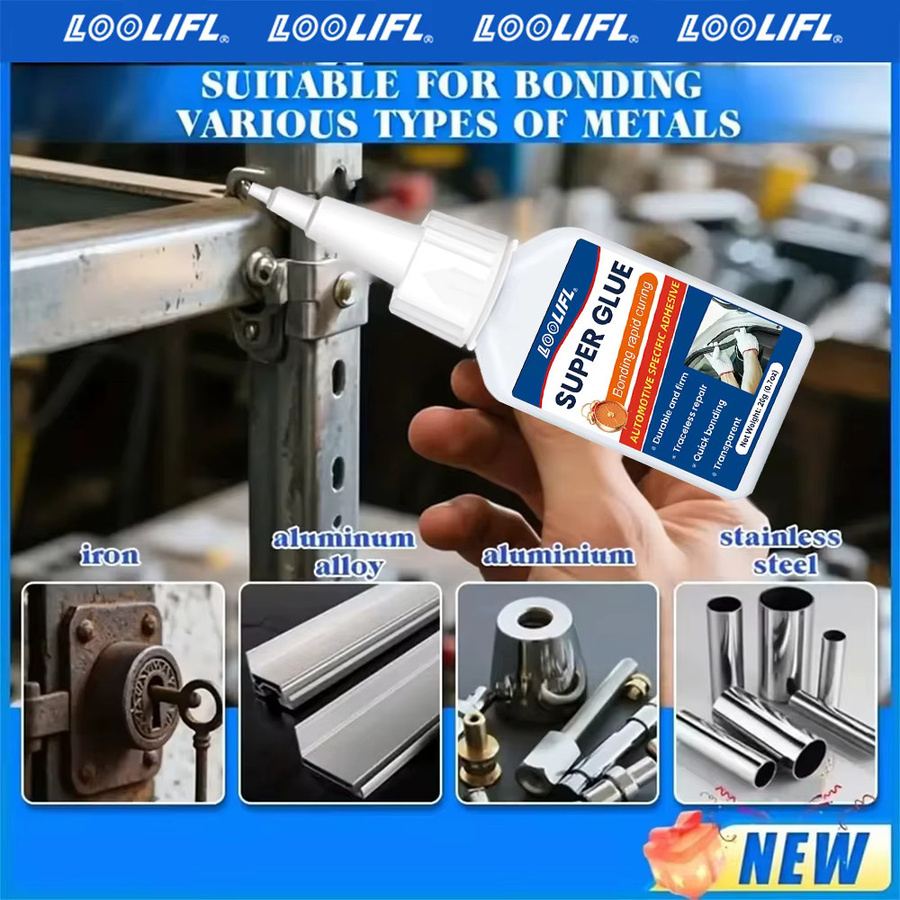 LOOLIFL Instant Super Glue Universal Sekundenkleber für Harz, Keramik, Metall und Glas - Bild 6