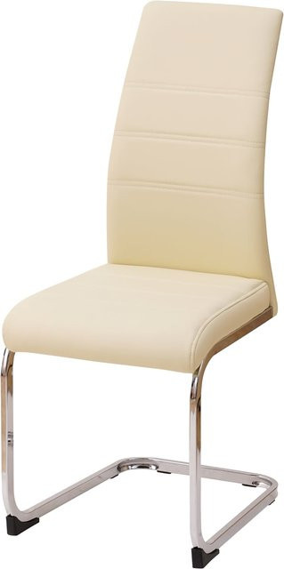 HTI-Living Schwingstuhl SallyC in Beige aus Kunstleder mit Metallgestell - Bild 1