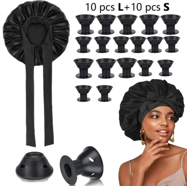 21-teiliges Heatless-Lockenstab-Set für Damen, alle Haartypen - Bild 1