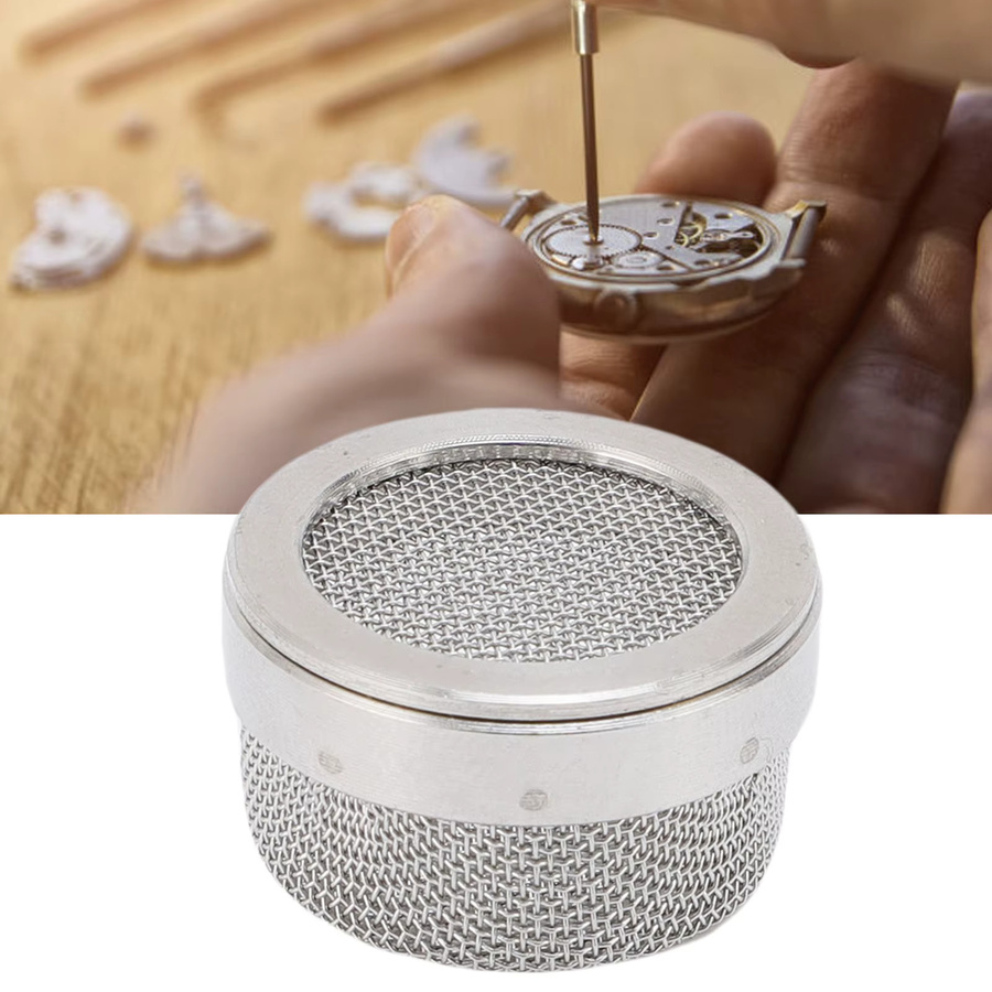 Reinigungskorb Edelstahl, Silber, Unisex - Bild 3