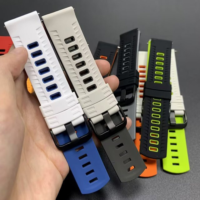 Xiaomi Uhrenarmband Silikon, 22 mm, Weiß, Unisex - Bild 1