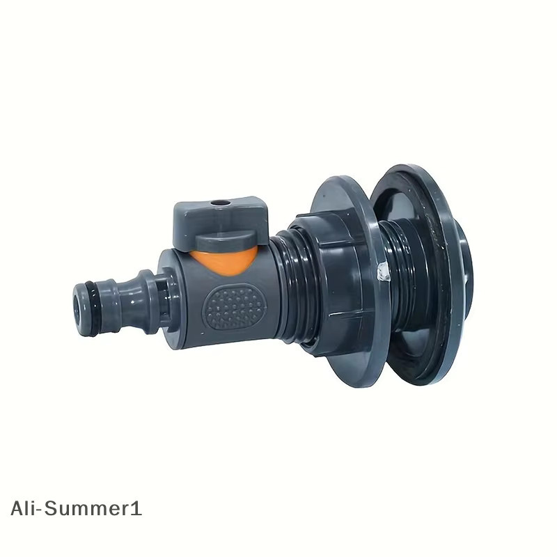 Wassertank-Anschluss mit sechs Punkten und Schaltventil für Gartenbewässerungsrohre und Wartungskupplung - Bild 6