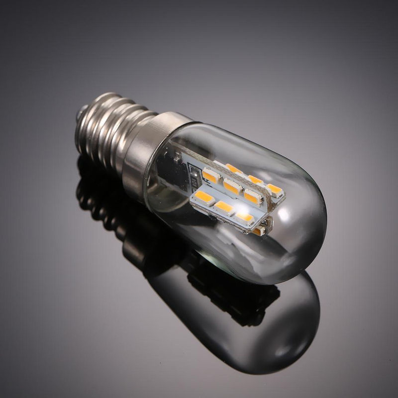 LED Mini Kühlschrank Lampe mit E12 Sockel und SMD3014 Technologie, AC220V, transparent - Bild 4