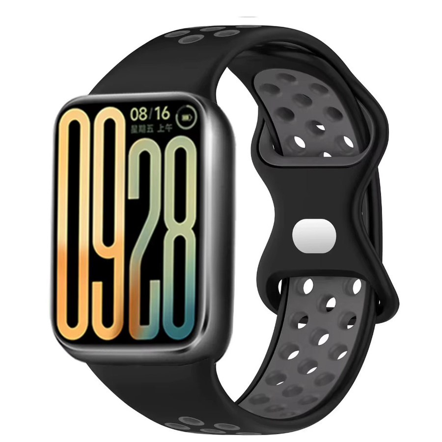 Xiaomi Silikonarmband, Bicolor, für Mi Band 8 Pro/9 Pro, Redmi Watch 5/4 - Bild 2