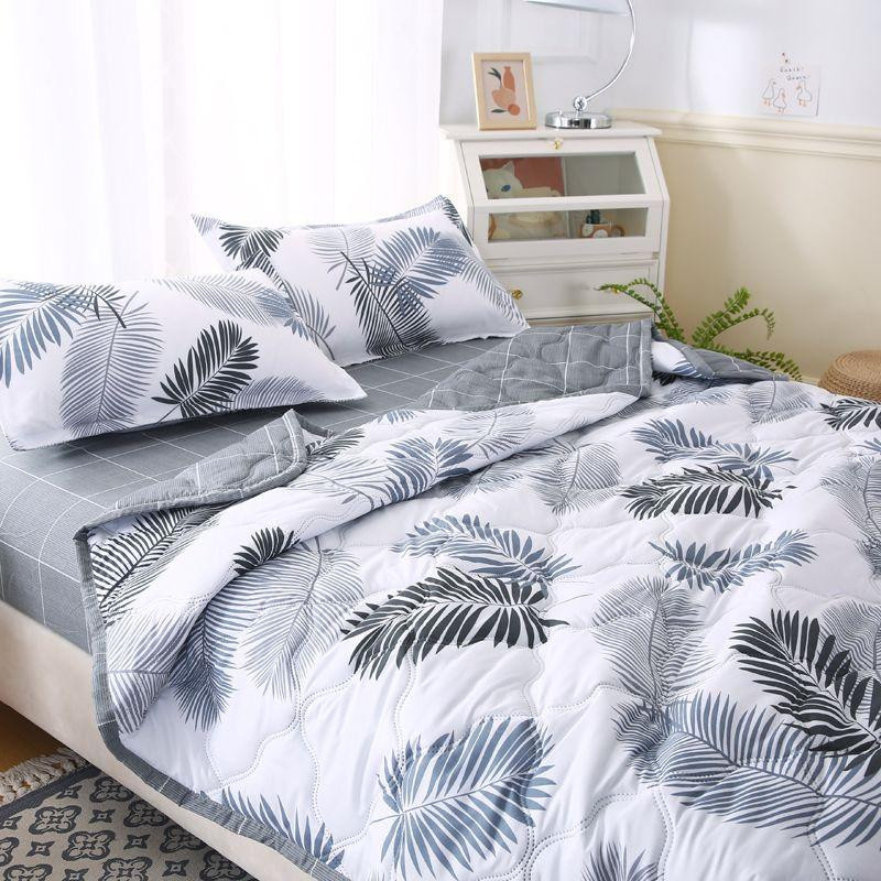 Sommer-Kühldecke von Big House decor, atmungsaktive und weiche Steppdecke aus Baumwolle und Polyester, B/B: 70 x 100 cm - Bild 3