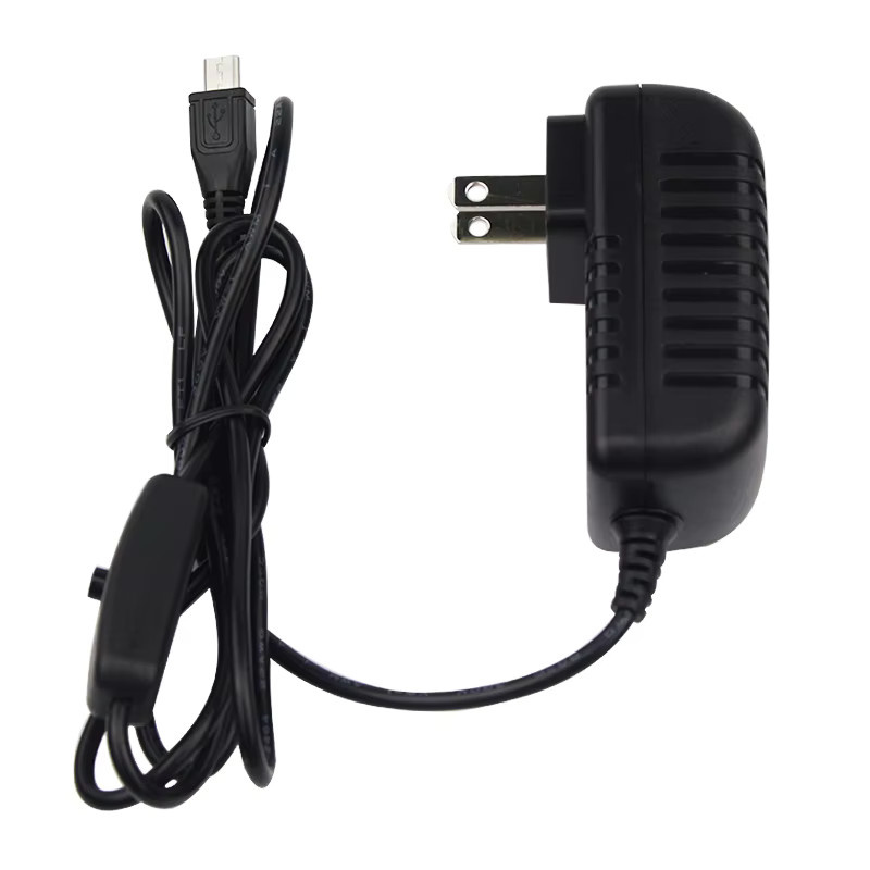 Caturda Netzteil für Raspberry Pi 3 Modell B+ mit Micro-USB-Anschluss, 5V 3A, Schwarz - Bild 5