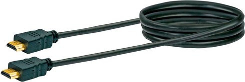 SCHWAIGER HDMI-Kabel mit Ethernet für UHD-Übertragung, Schwarz, Länge: 1,3 m - Bild 2
