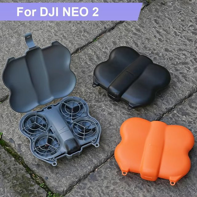 DJI NEO 2 Schutzgehäuse: Tragbare und wasserdichte Hartschalen-Aufbewahrungsbox in Orange - Bild 1