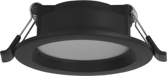 Eglo LED-Einbauspot Idun-E Schwarz Rund mit 4000 K Cool White, Durchmesser: 8,6 cm, Höhe: 3,1 cm - Bild 1