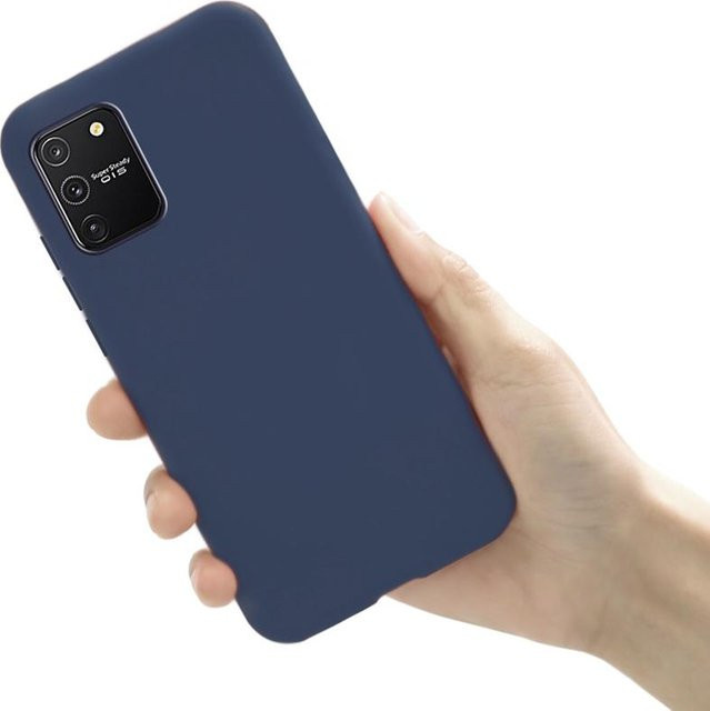 Luxuriöse Silikon Handyhülle für Samsung Galaxy S10 Lite und Note 10 Lite in Königsblau - Bild 1