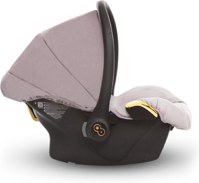 TPFLiving Babyschale Ultra Stoff in Pastell und Gold mit oder ohne Isofix - Bild 1