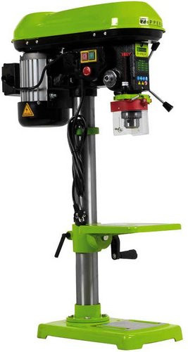 Zipper ZI-STB16T Ständerbohrmaschine in Grün mit 630 W und 2700 U/min - Bild 1