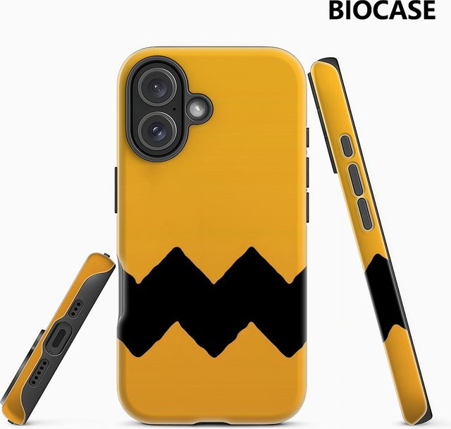 Charlie Wave Robuste Magnetische Handyhülle für iPhone 17 16 15 14 13 Pro Max Plus in Gelb - Bild 1