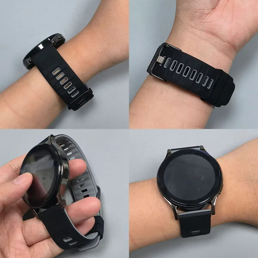 COROS Silikonarmband, 22 mm, Schwarz, Unisex - Bild 3