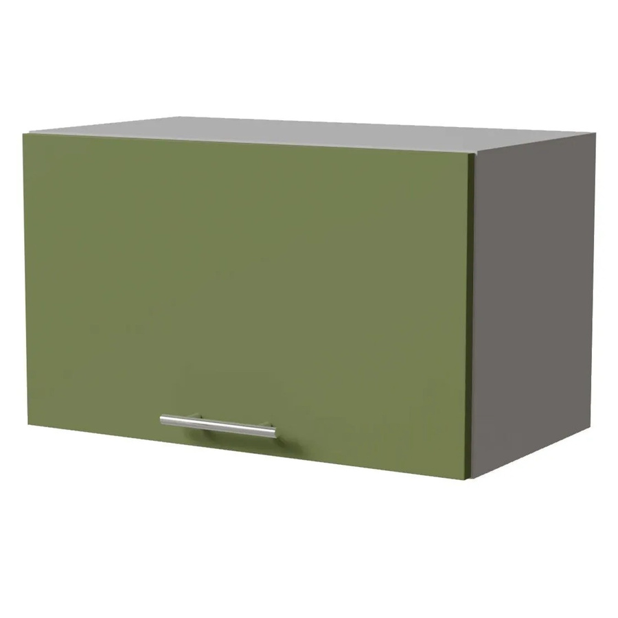 Feldmann-Wohnen Klapphängeschrank Brerra W4B/60 in Grau/Farngrün Matt mit Blum Avenots Klappenbeschlag, B/T/H: 60 x 32,5 x 36 cm - Bild 2